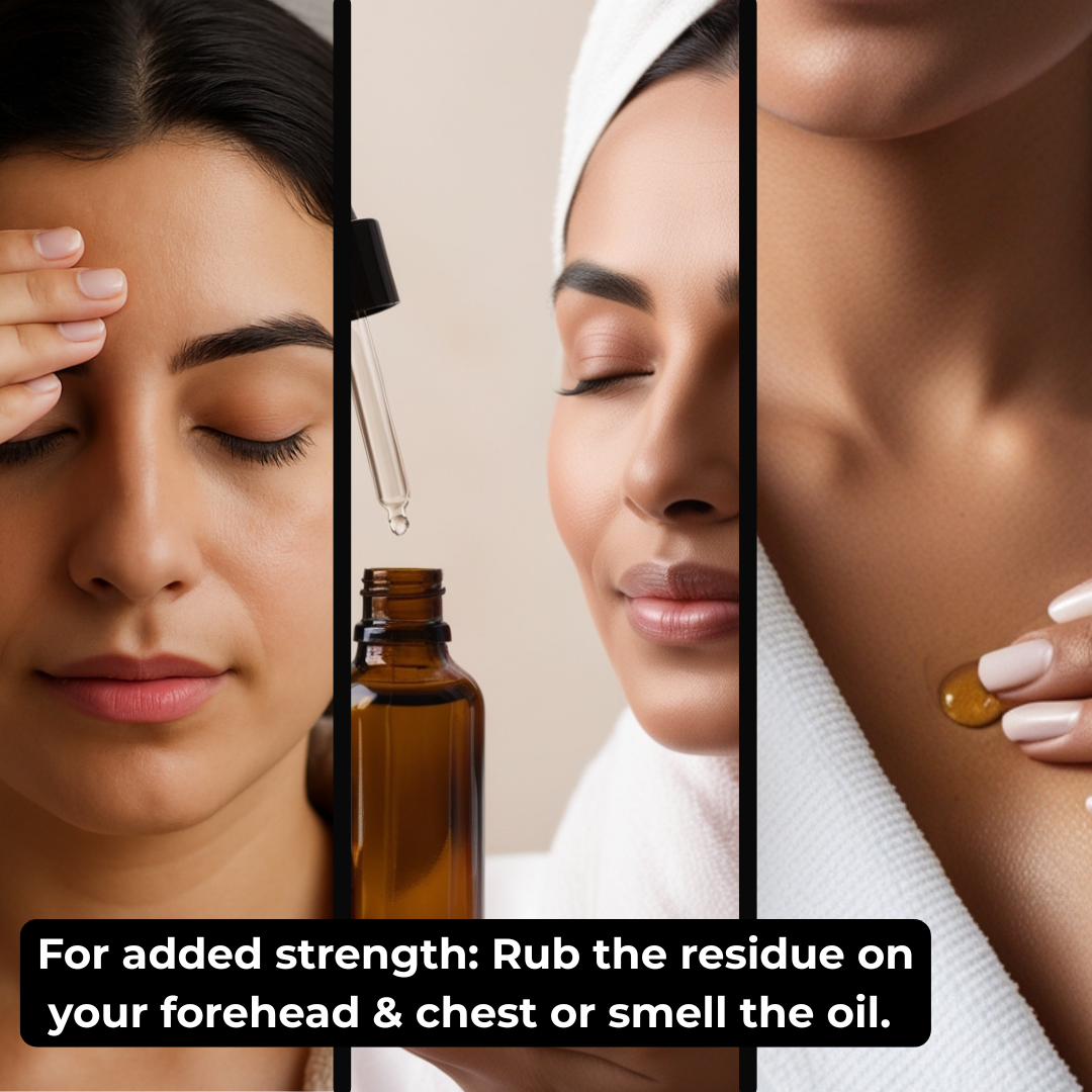 Violet Leaf Oil - Calm Your Mind, stop running thoughts, Ease Anxiety, Sleep Deeply with Nature’s Green Remedy