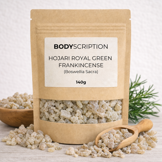 Pure Omani Royal Green Hojari Frankincense - Boswellia Sacra 140grams