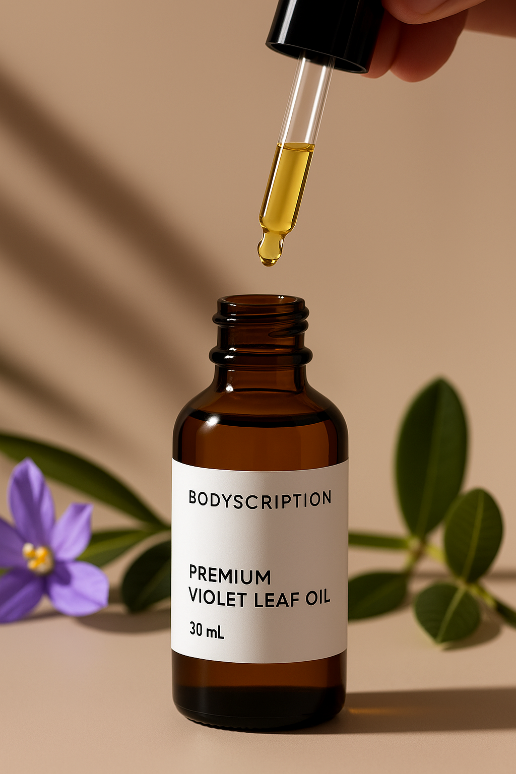 Violet Leaf Oil - Calm Your Mind, stop running thoughts, Ease Anxiety, Sleep Deeply with Nature’s Green Remedy