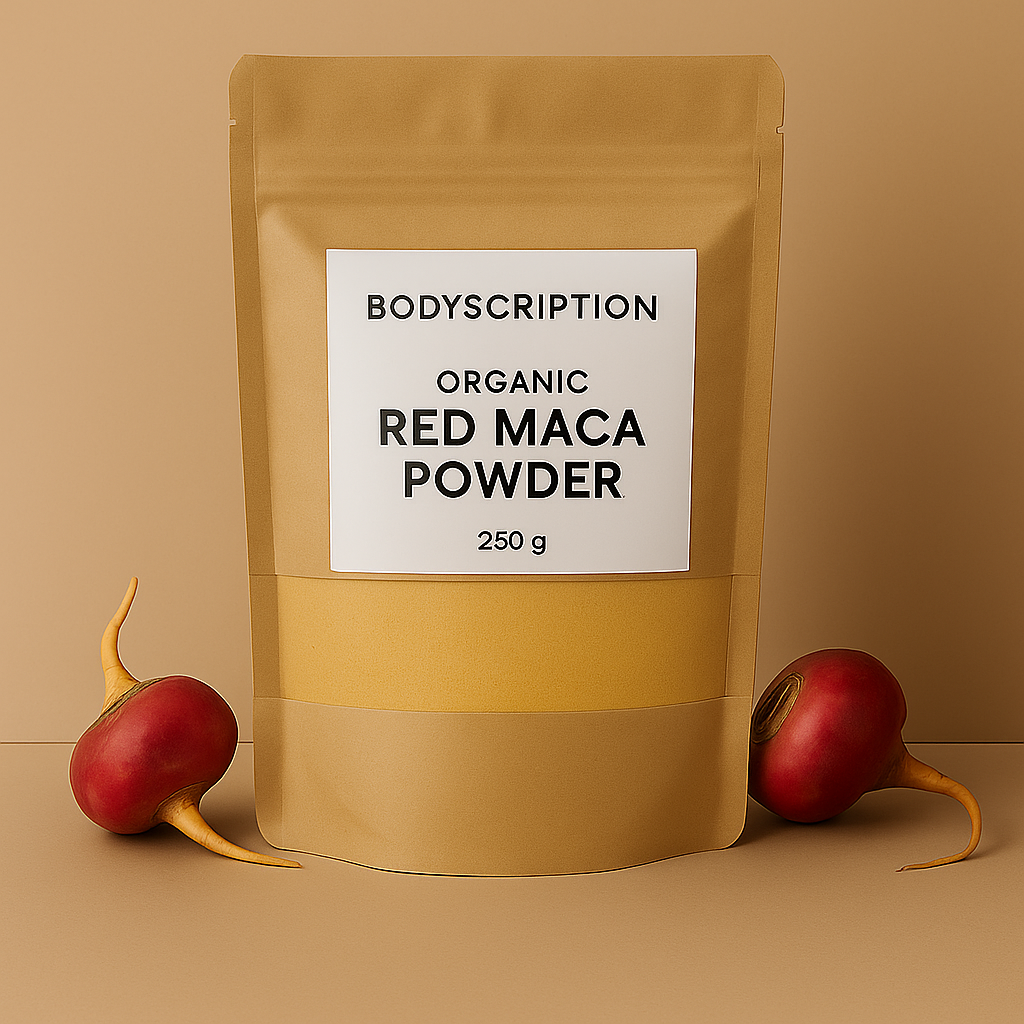 Organic Red Maca Powder. Fertility. Thyroid. Menopause. Hormone support. Energy. Skin. Health