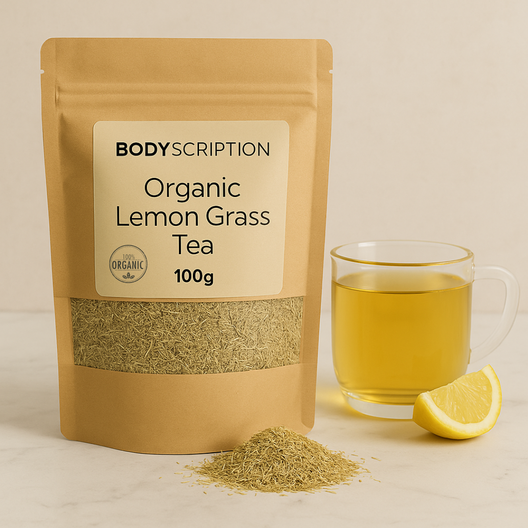 Organic Lemongrass tea – 100g | Natural Support for Urinary Flow, Bloating, and Liver Health,