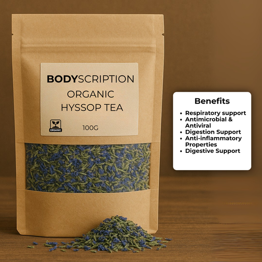 Organic Hyssop Tea – Respiratory, Lung Cleanse & Cough Relief | 100g