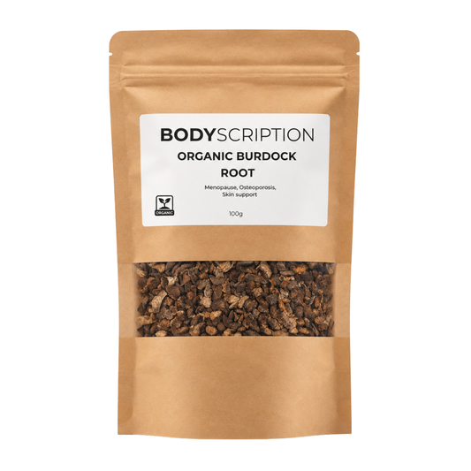 Organic Burdock root, blood purifier, eczema & psoriasis 100g