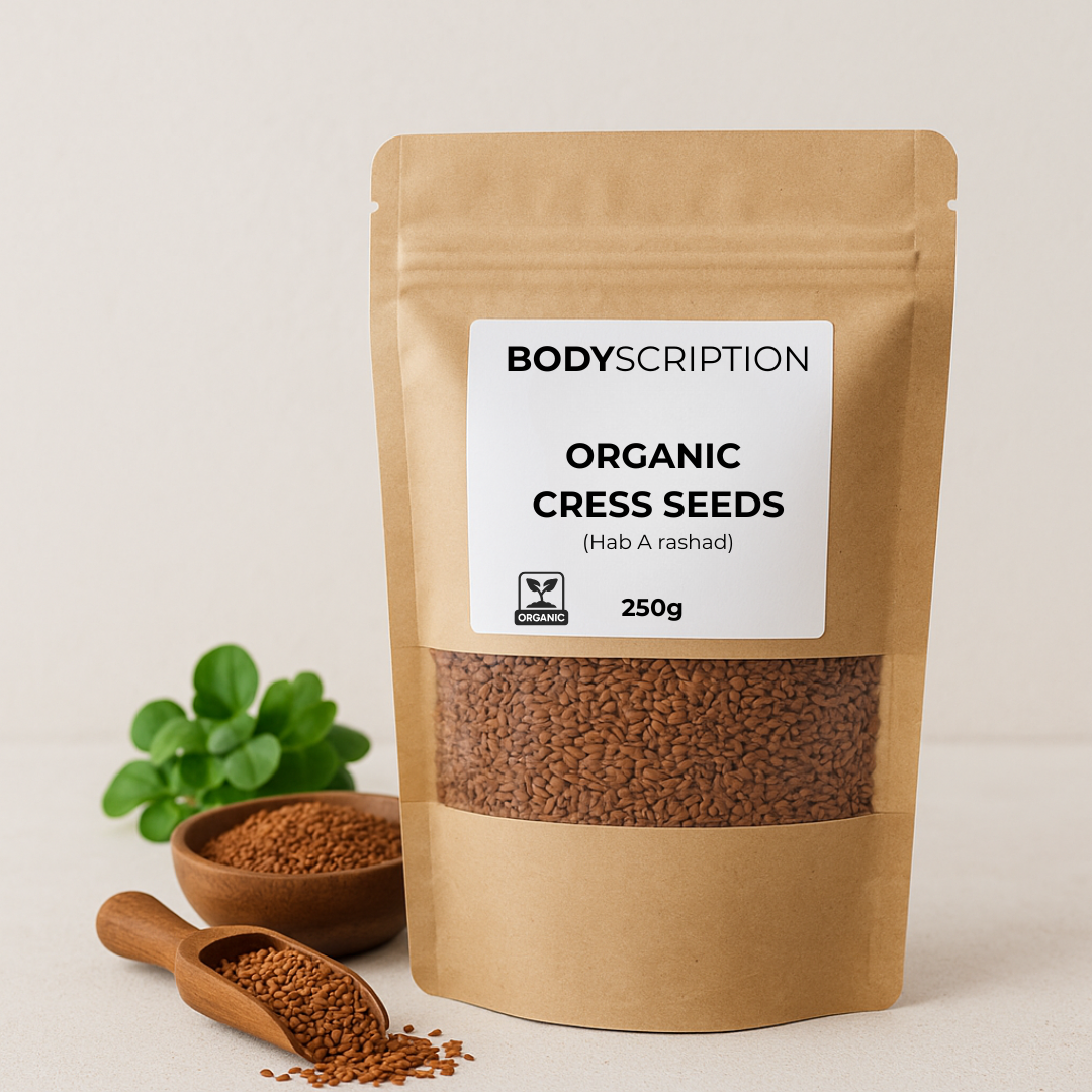 Organic Garden Cress Seeds 250g | Inflammation,  Hormonal Balance, Fertility, Libido, Digestion & Respiratory Health