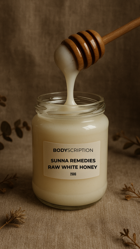 White Honey – Prophetic Healing in a jar. Raw • Pure • Yemeni • Sunnah-backed