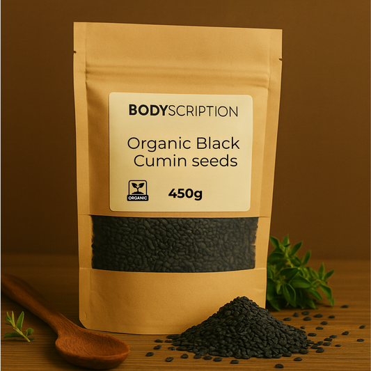 Organic Black Cumin Seed, Raw, 450g