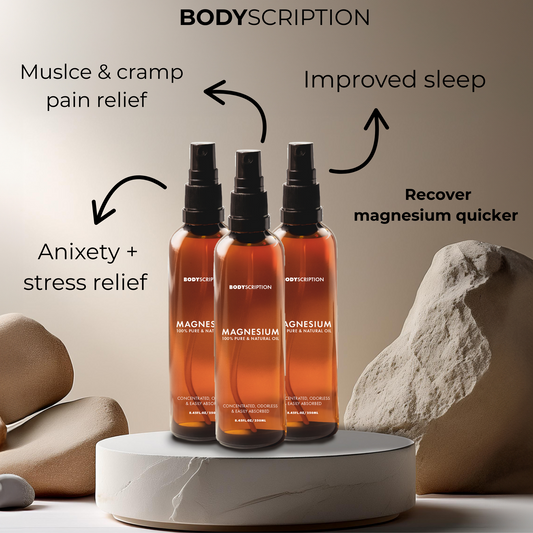 Bundle & save, Magnesium oil for Muscle pain relief + recovery , anxiety & sleep