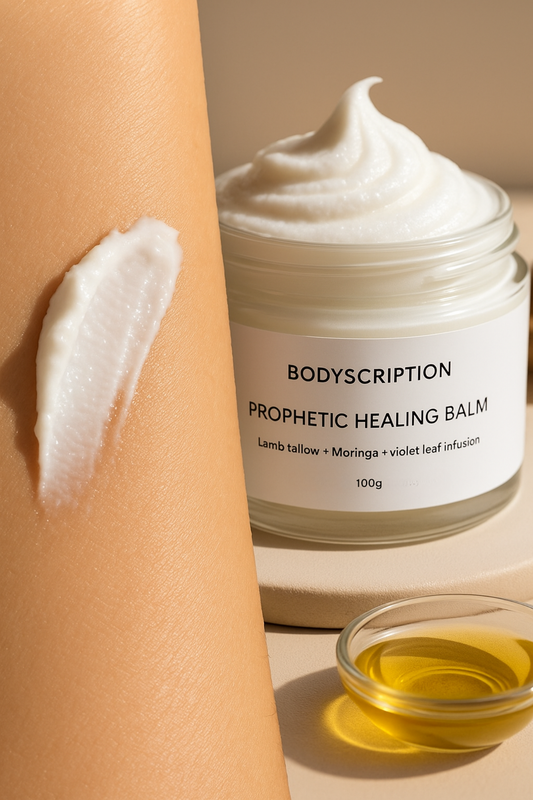 Prophetic healing balm - Lamb tallow, Moringa + Violet infusion