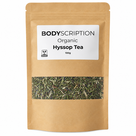 Organic Hyssop Tea – Respiratory, Lung Cleanse & Cough Relief | 100g