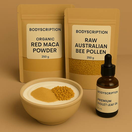 Hormonal Harmony Bundle Fertility. Menopause. Hormone Support. Bundle Red Maca + Pee Pollen