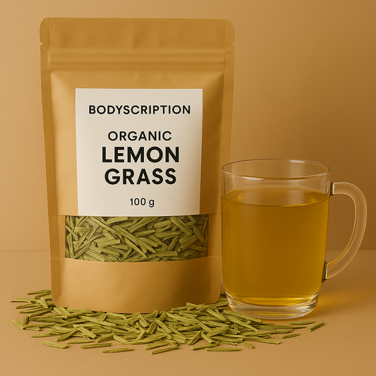 Organic Lemongrass – 100g | Natural Support for Urinary Flow, Bloating, and Liver Health,
