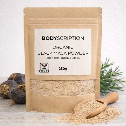 Organic Black Maca – Male Vitality, Strength & Performance Support, 250g