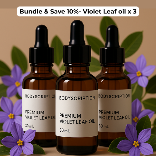 Violet Leaf Oil Bundle of 3